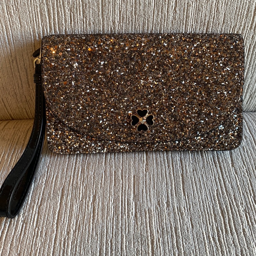 Kate Spade Odette Glitter Wristlet